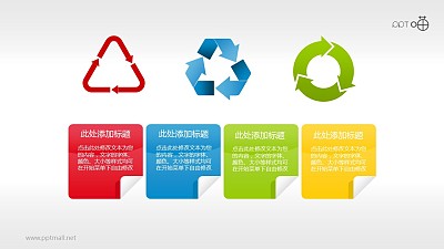 绿色环保PPT素材(5)—循环再生