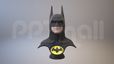 超酷的蝙蝠侠3D模型PPT素材下载