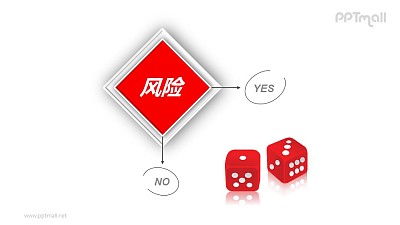 风险管理——选择的风险PPT模板素材