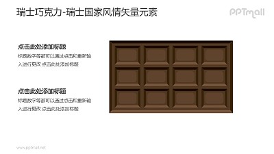 瑞士巧克力-瑞士國家風情PPT圖像素材下載