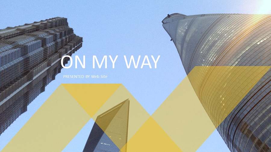 清爽多彩色个人简历模板