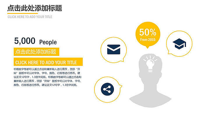 欧美大气办公室产品介绍PPT模板