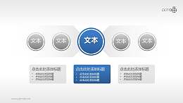 总分并列关系PPT素材