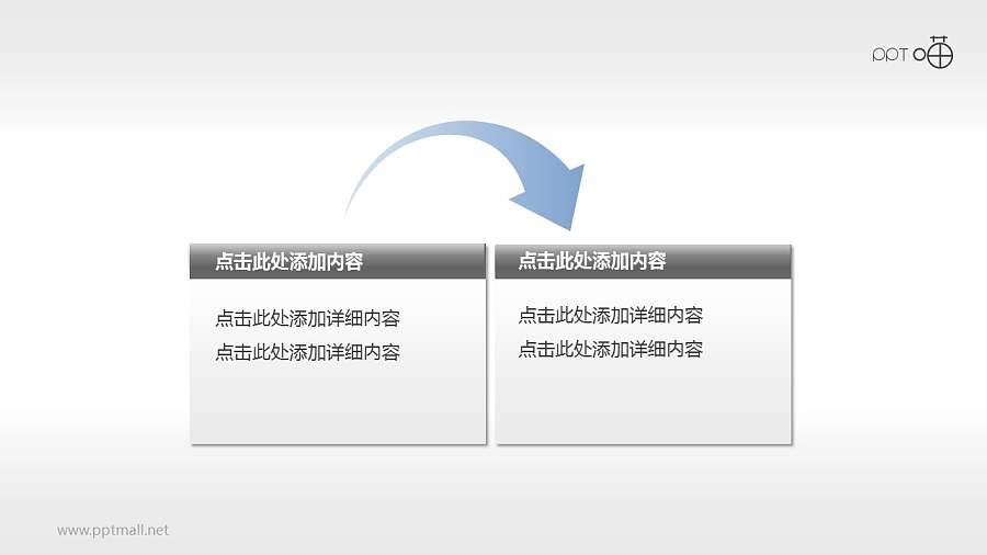 2个有因果递进关系的项目PPT素材