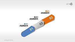 3阶段箭头目录Powerpoint下载