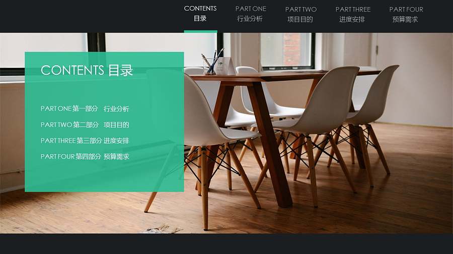 常规工作汇报PPT模板