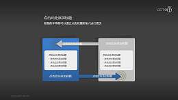 对比循环关系图PPT素材