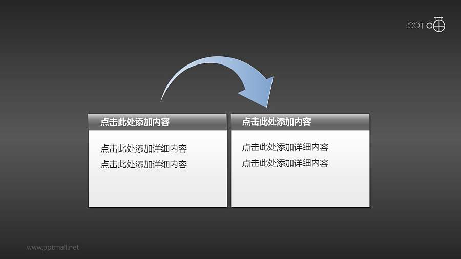 2个有因果递进关系的项目PPT素材