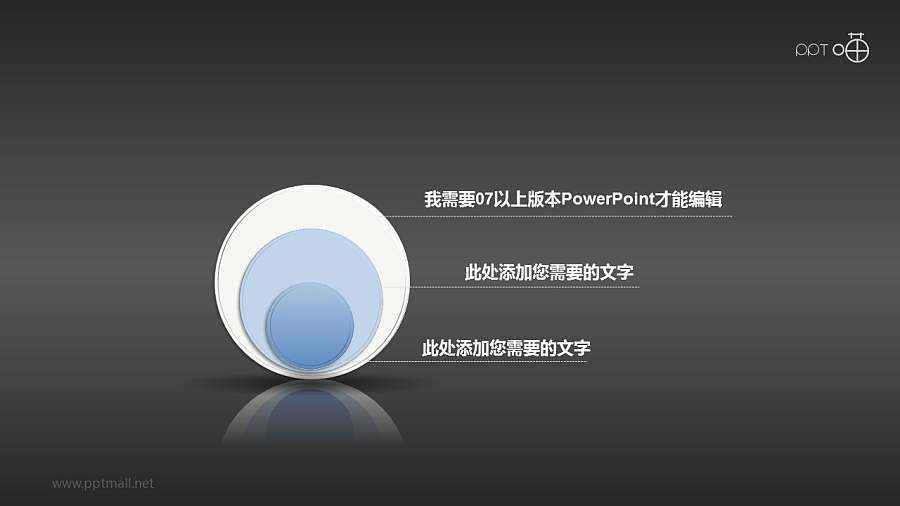 层层递进的包含关系PPT素材