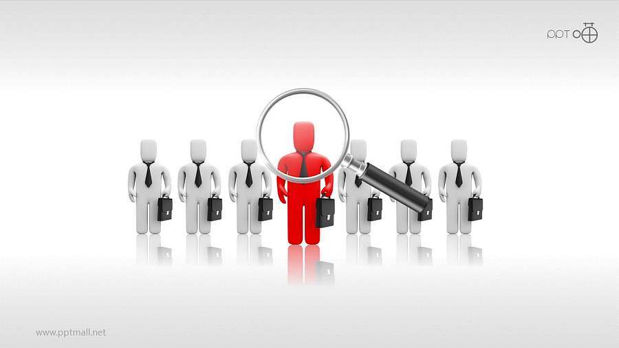 项目领队的特写PPT素材下载