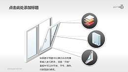 窗户结构介绍PPT目录素材