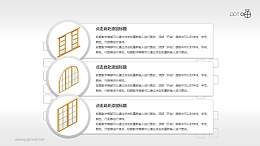 推拉窗、上悬窗、平开窗并列对比分析PPT素材
