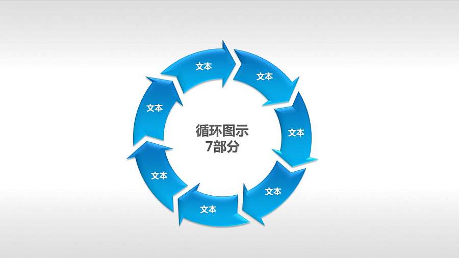 循环图示7部分PPT下载