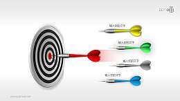 市场目标分析的PPT目录页素材