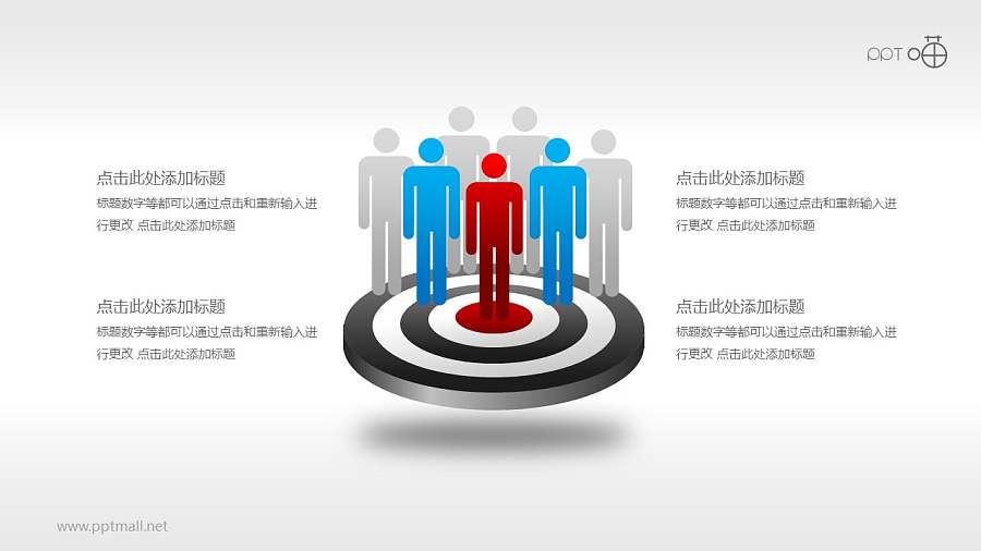 目标市场—团队与市场的PPT素材