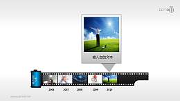 时间轴胶片效果（系列-03）PPT模板下载