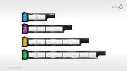 时间轴胶片效果素材（系列-01）PPT模板下载