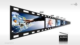 时间轴胶片效果（系列-07）PPT模板下载