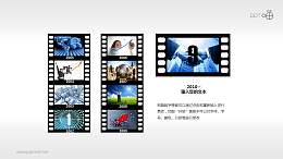 时间轴胶片效果（系列-09）PPT模板下载