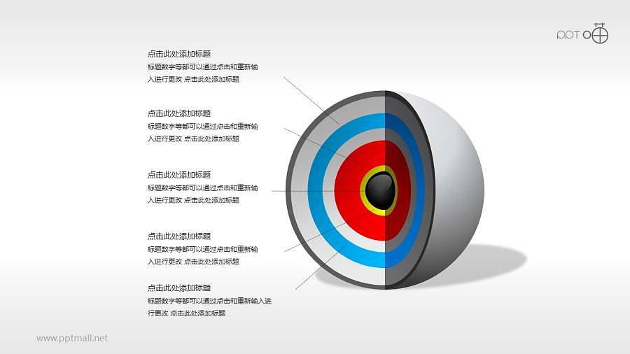 3D立体核心图（系列-15）PPT素材