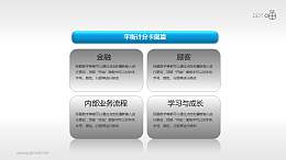 平衡计分卡—展望PPT模板下载