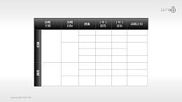 平衡计分卡—表格（系列-01）PPT模板下载