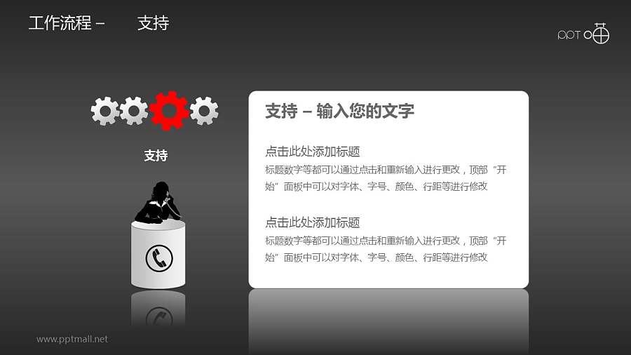 工作流程—支持PPT素材