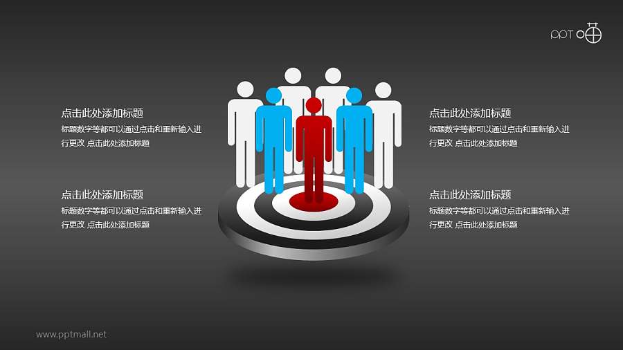 目标市场—团队与市场的PPT素材