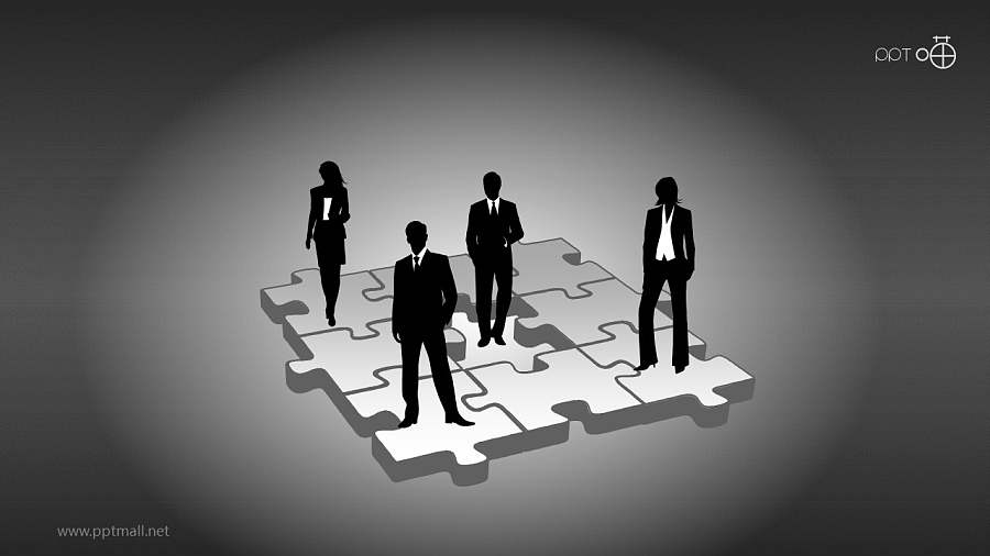 反映团队合作的PPT素材