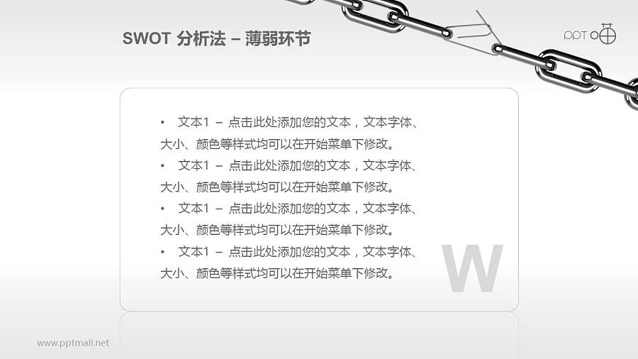 SWOT分析法PPT素材(2)