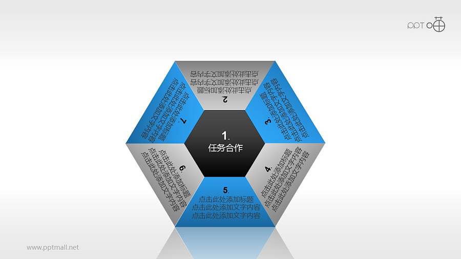 核心竞争力——任务合作PPT模板