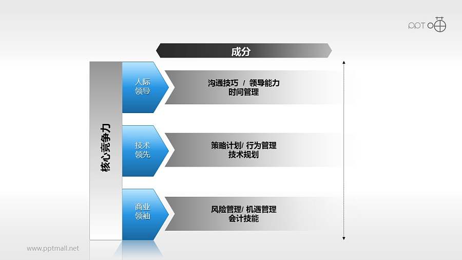 核心竞争力——成分分析PPT素材