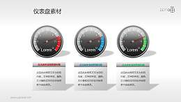 指针式仪表盘PPT素材(9)