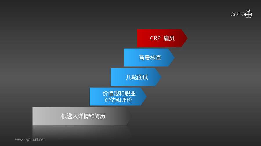 招聘流程——审评核查PPT模板