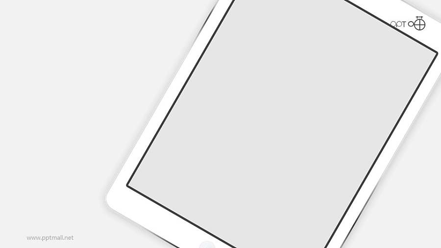 白色苹果iPad高清无背景图片素材