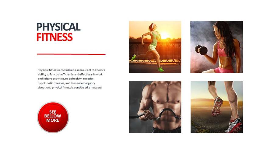 健身知识讲解图文PPT板式下载