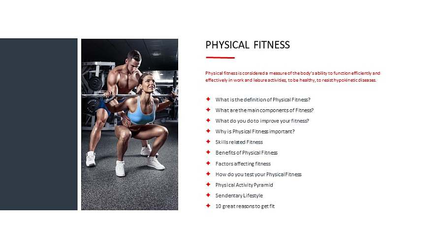 私人健身教练讲解图文PPT板式下载