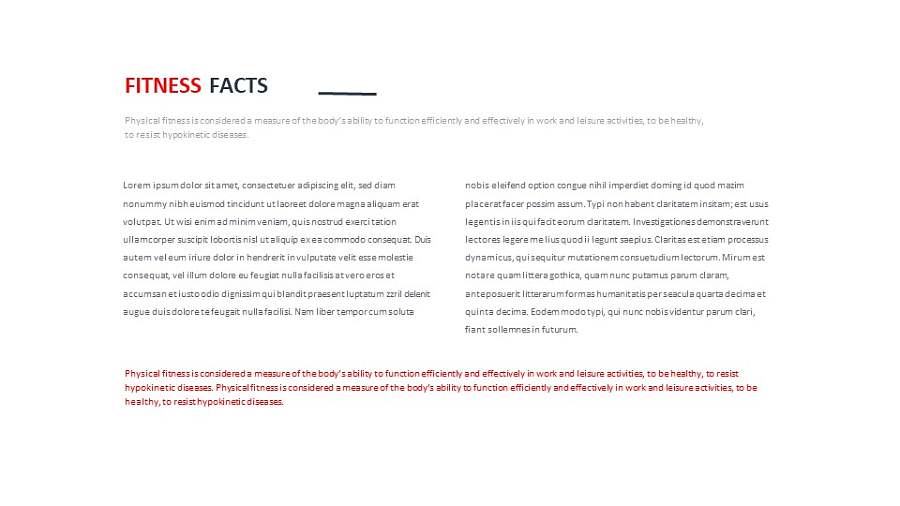 左右对称的PPT文字版式下载