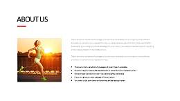 左图右文健身主题PPT版式下载