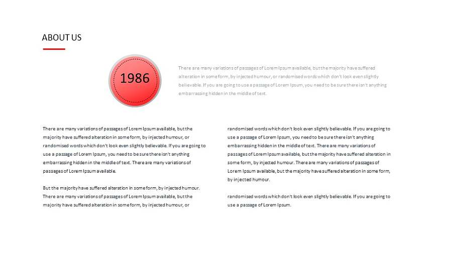 左右上下分割型文字PPT版式下载