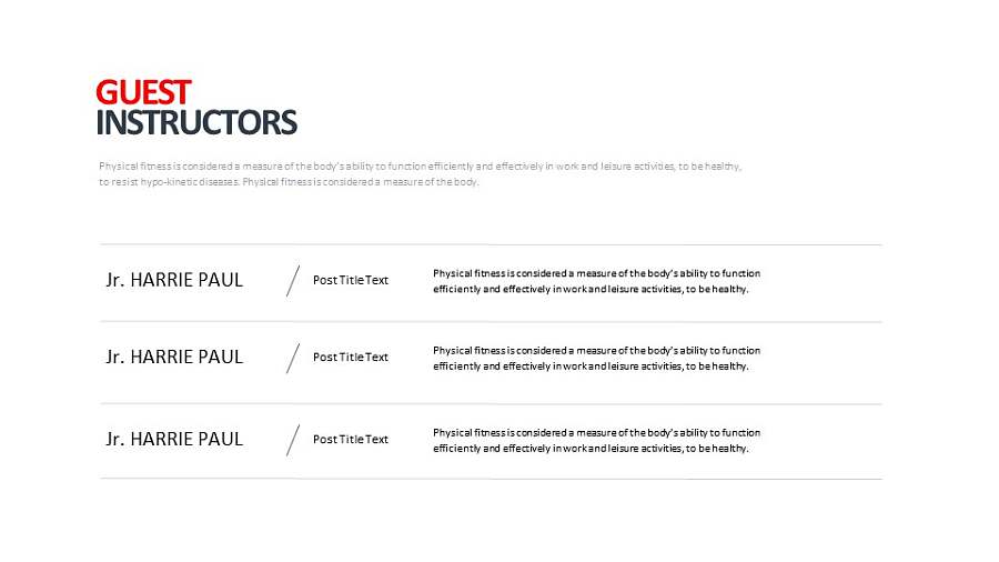 简约而个性表格PPT版式模板下载