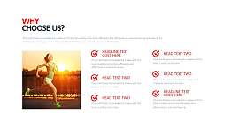 跑步健身主题6部分图文讲解PPT版式下载