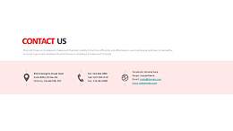 联系我们页PPT样式模板