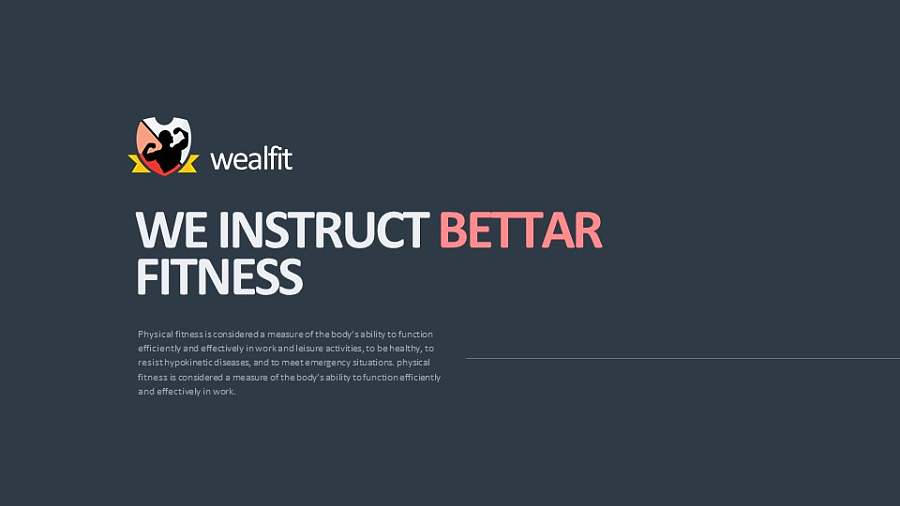 常规文字分隔页PPT模板下载