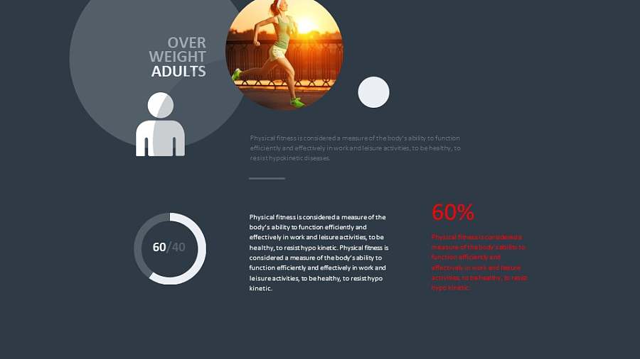 个性圆圈排版PPT素材下载