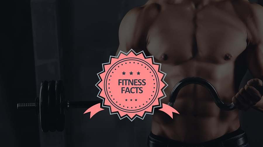 全图型健身背景PPT样式素材