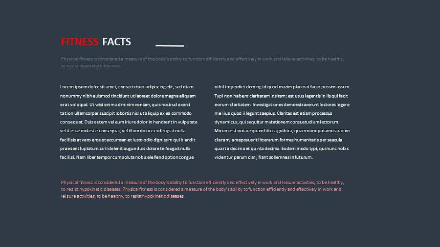 左右对称的PPT文字版式下载