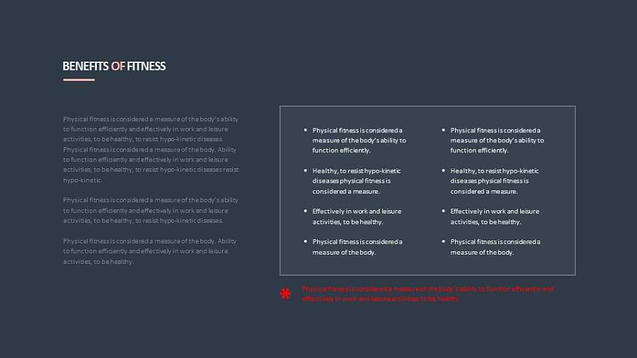 左右分布的PPT文字排版设计