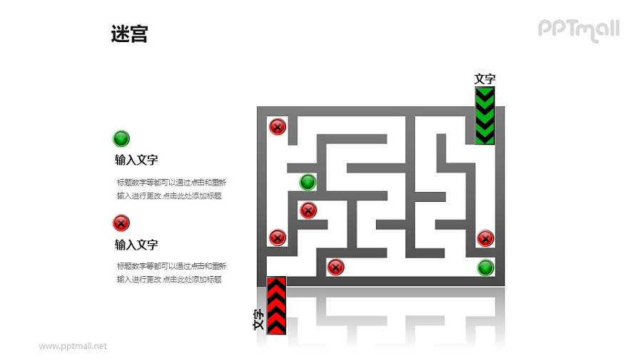 走迷宫——正确的目标PPT模板下载