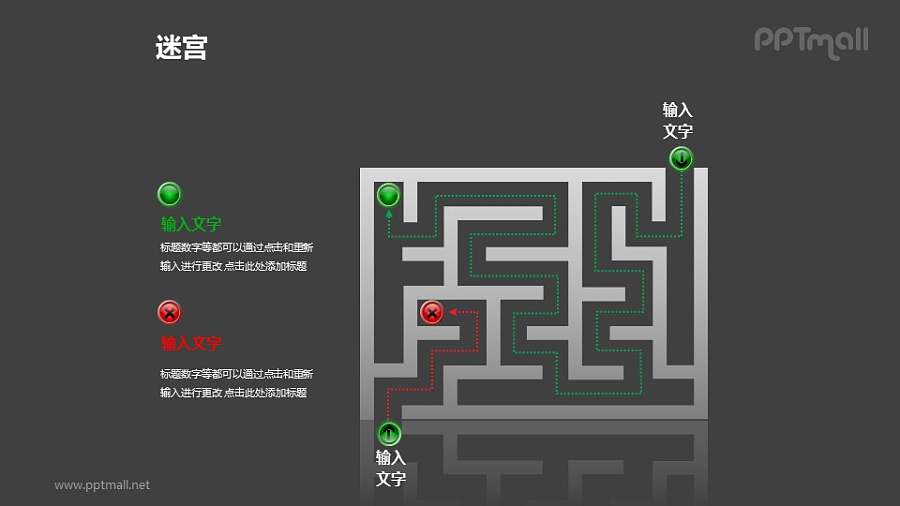 走迷宫——问题的正确解决方式PPT模板下载